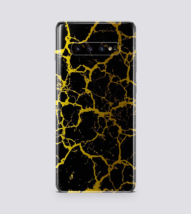 Samsung Galaxy S10 Plus | Golden Delta | 3D Texture