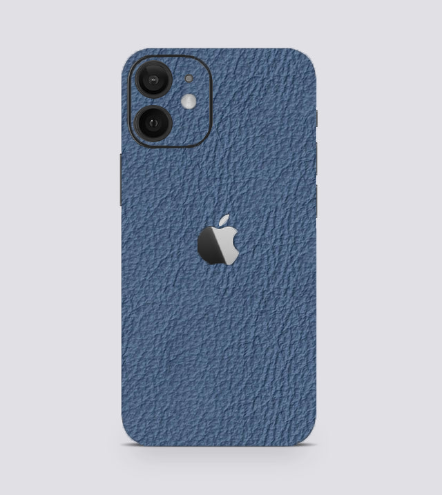 iPhone 12 mini | Cerulean Hide | Leather Texture