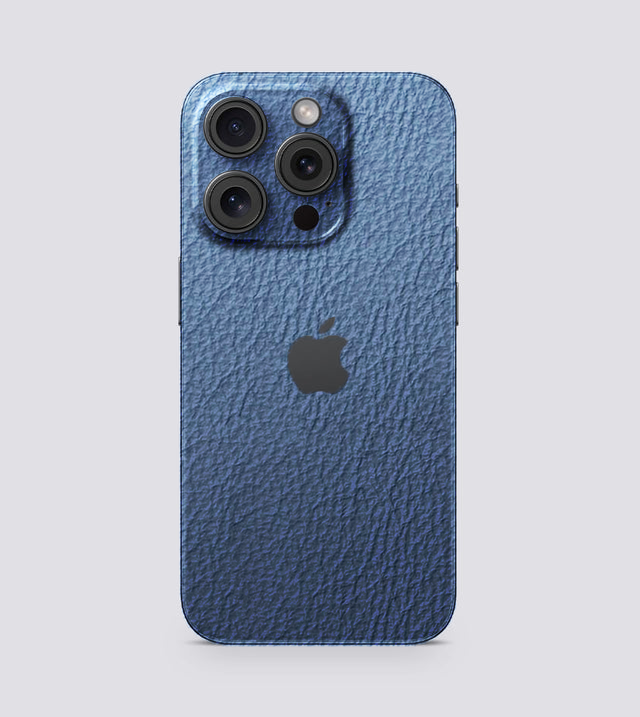 IPhone 15 Pro Max | Cerulean Hide | Leather Texture