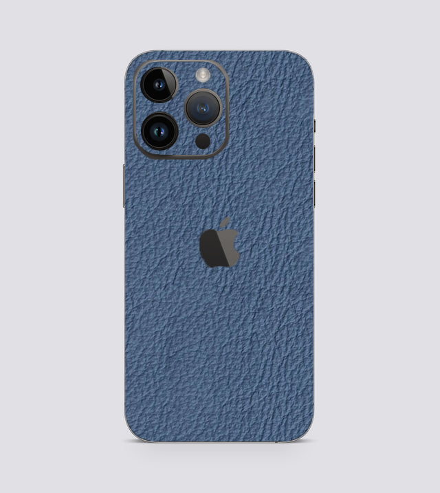 iPhone 13 Pro Max | Cerulean Hide | Leather Texture