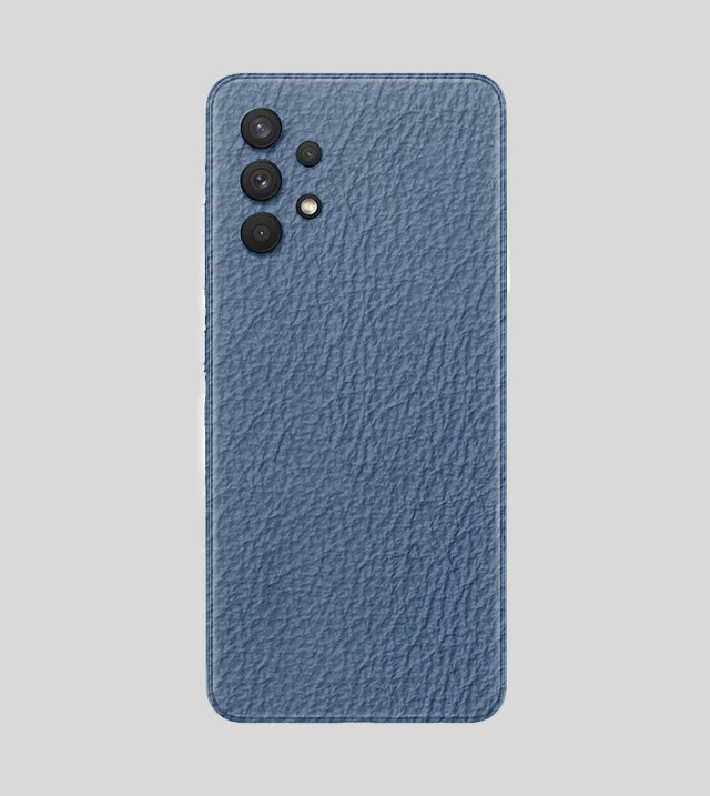 Samsung Galaxy A73 | Cerulean Hide | Leather Texture