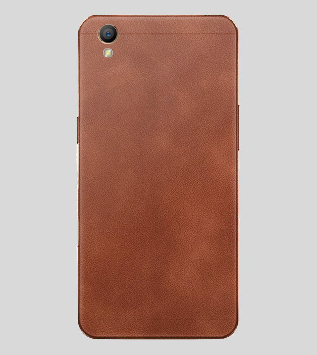 OPPO A37 | Mocha Tan | Leather Texture