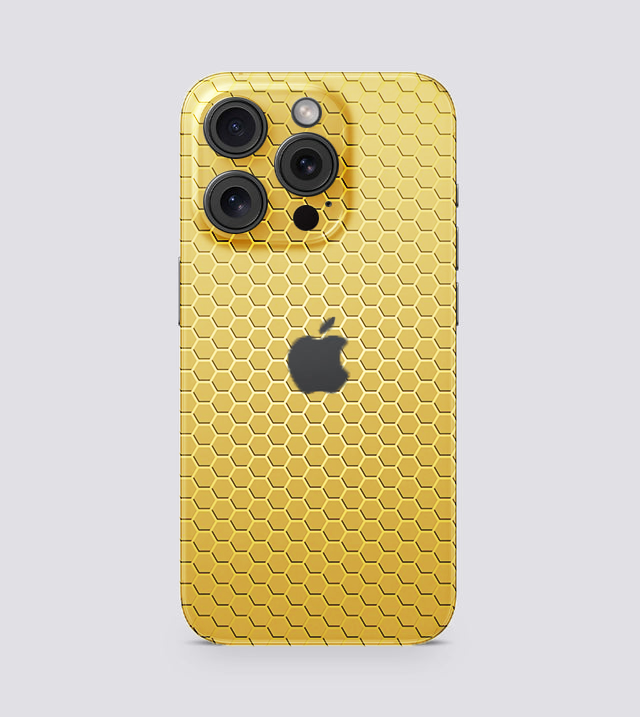 IPhone 15 Pro Max | Golden Desire | Honeycomb Texture
