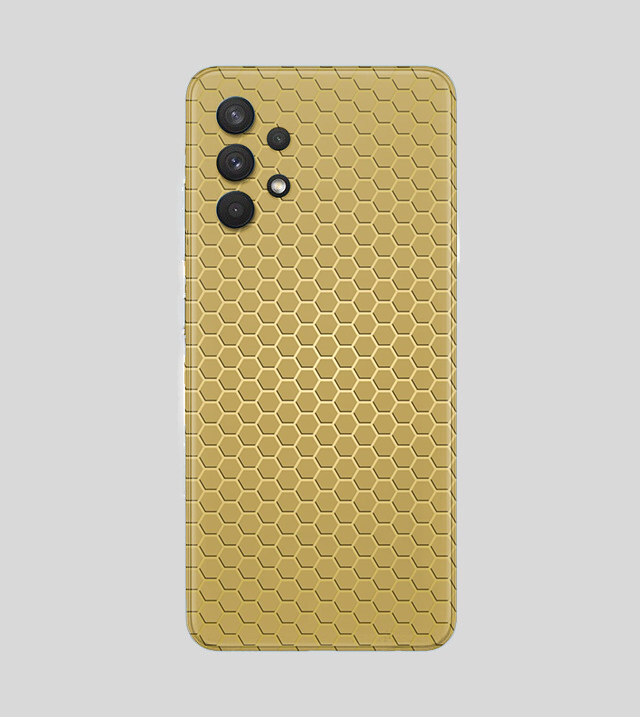 Samsung Galaxy A72 | Golden Desire | Honeycomb Texture