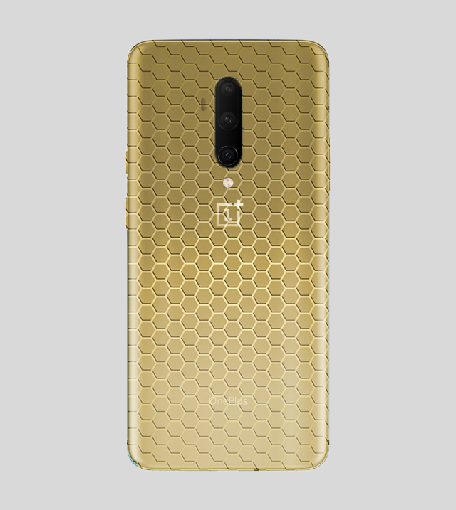 OnePlus 7T Pro | Golden Desire | Honeycomb Texture