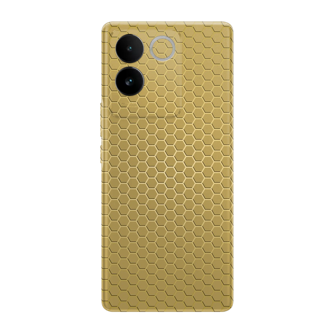iQOO Z7 pro | Golden Desire | Honeycomb Texture