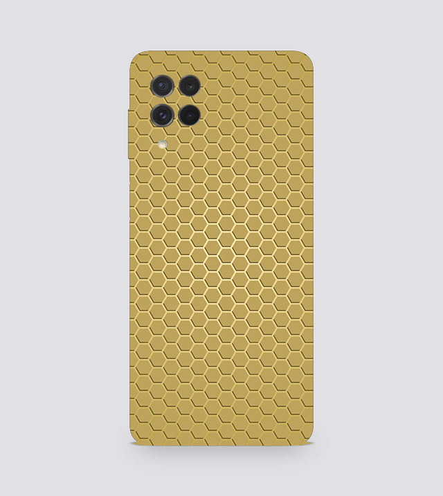Samsung Galaxy F62 | Golden Desire | Honeycomb Texture