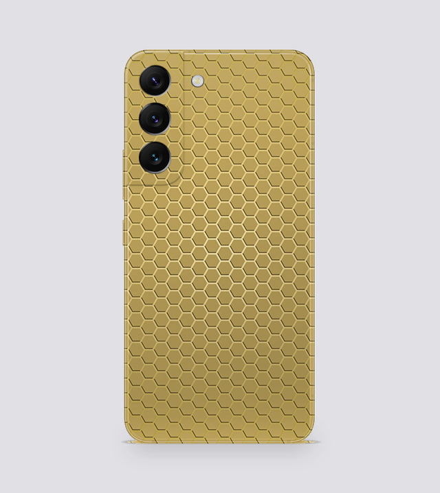 Samsung Galaxy S22 Plus | Golden Desire | Honeycomb Texture
