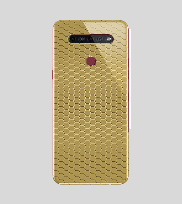 LG K51S | Golden Desire | Honeycomb Texture