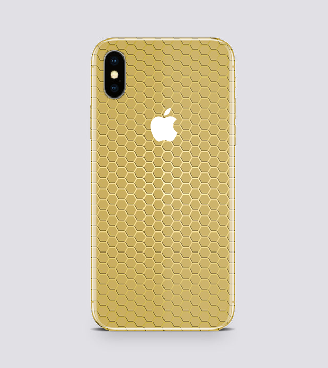 iPhone XS | Golden Desire | Honeycomb Texture
