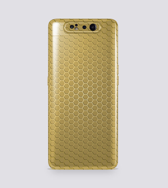 Samsung Galaxy A80 | Golden Desire | Honeycomb Texture
