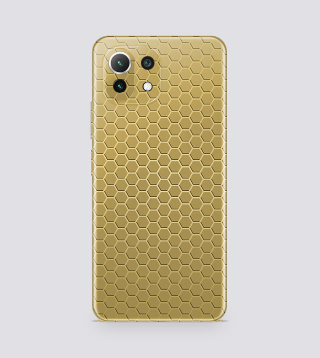 Xiaomi Mi 11 Lite | Golden Desire | Honeycomb Texture