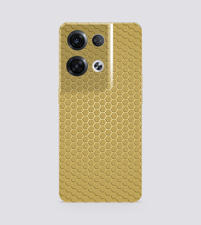 OPPO Reno 8 Pro | Golden Desire | Honeycomb Texture