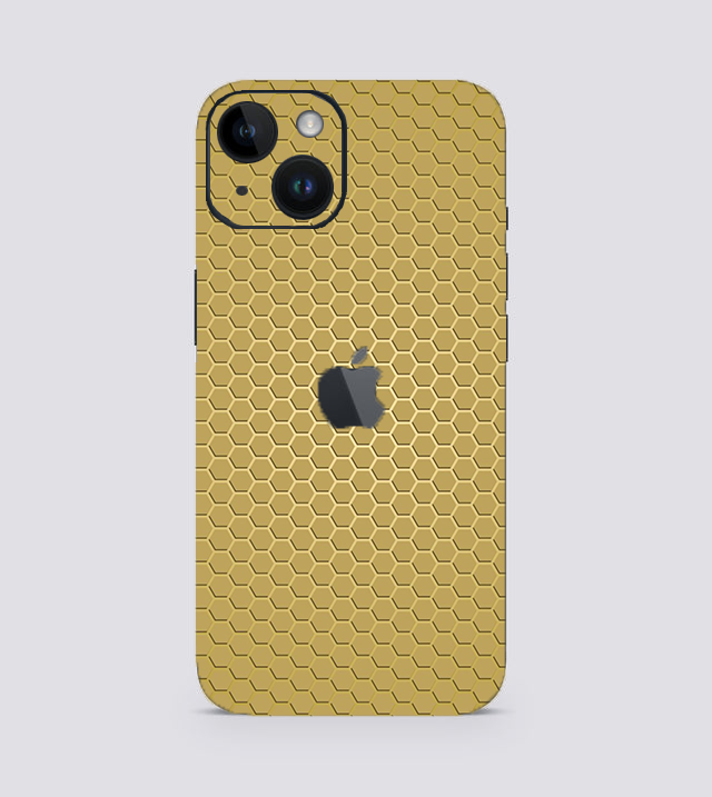 iPhone 14 Plus | Golden Desire | Honeycomb Texture