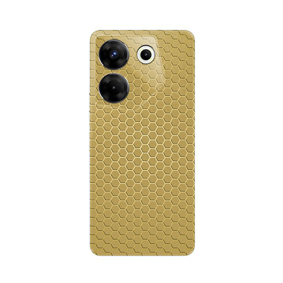 Techno Camon 20 Pro | Golden Desire | Honeycomb Texture