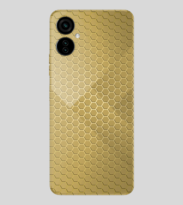Tecno Camon 19 | Golden Desire | Honeycomb Texture