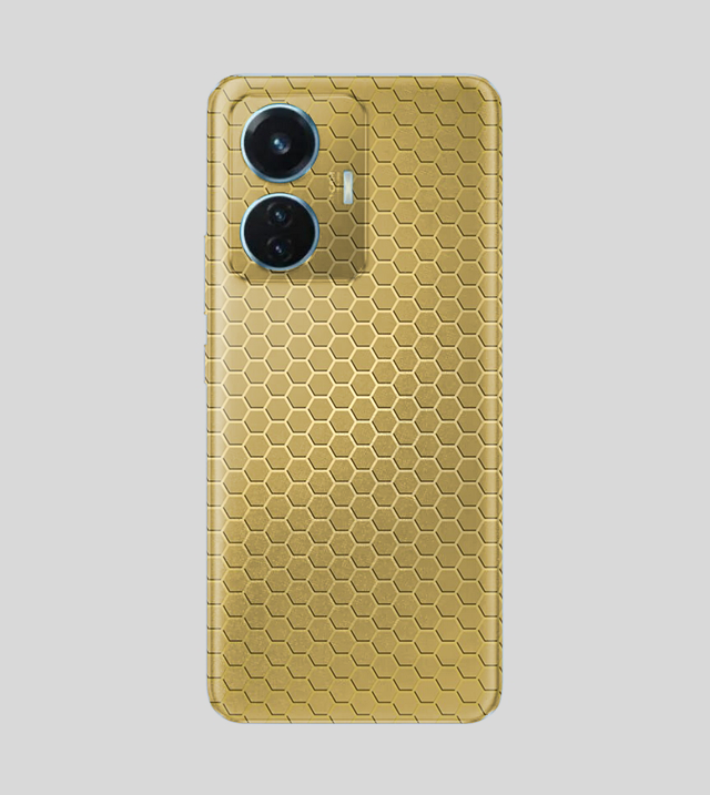Vivo T1 44W | Golden Desire | Honeycomb Texture