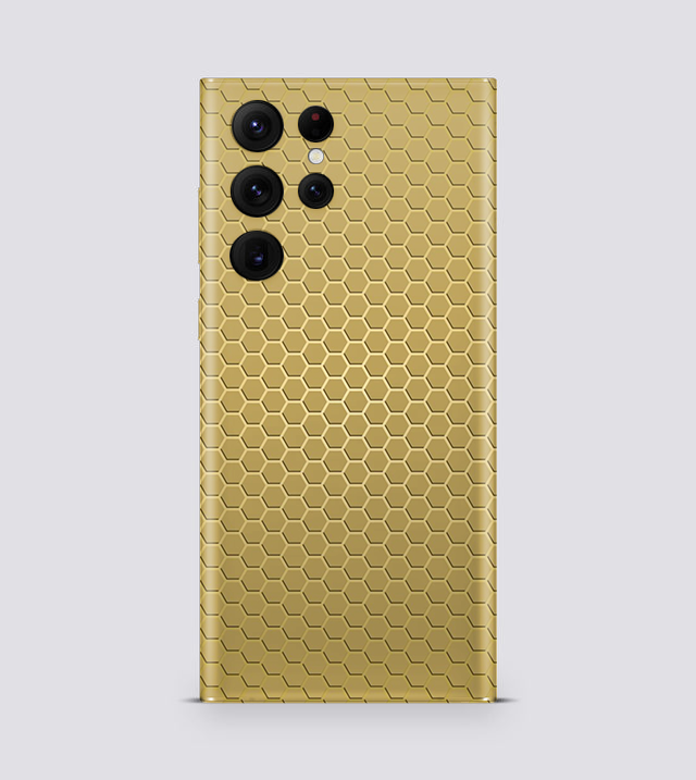 Samsung Galaxy S22 Ultra | Golden Desire | Honeycomb Texture