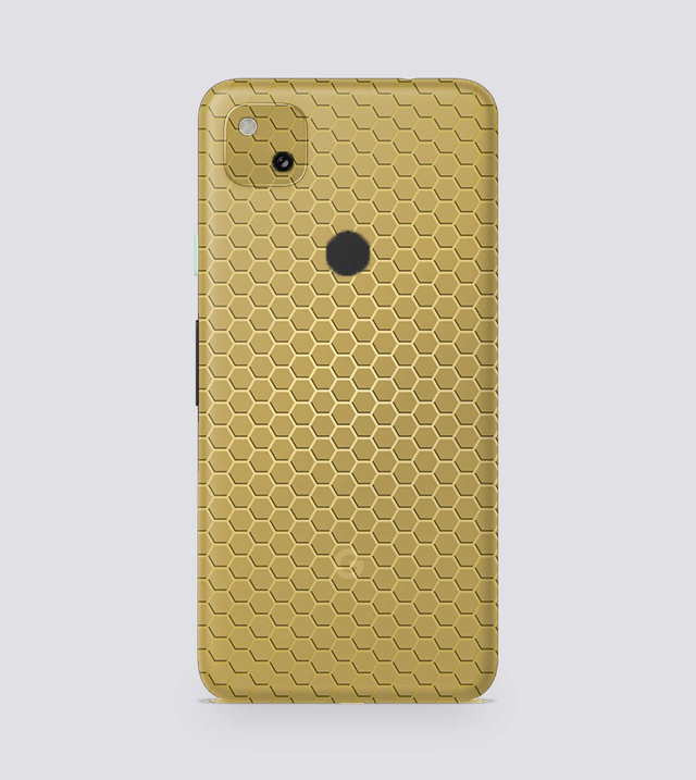 Google Pixel 4A | Golden Desire | Honeycomb Texture