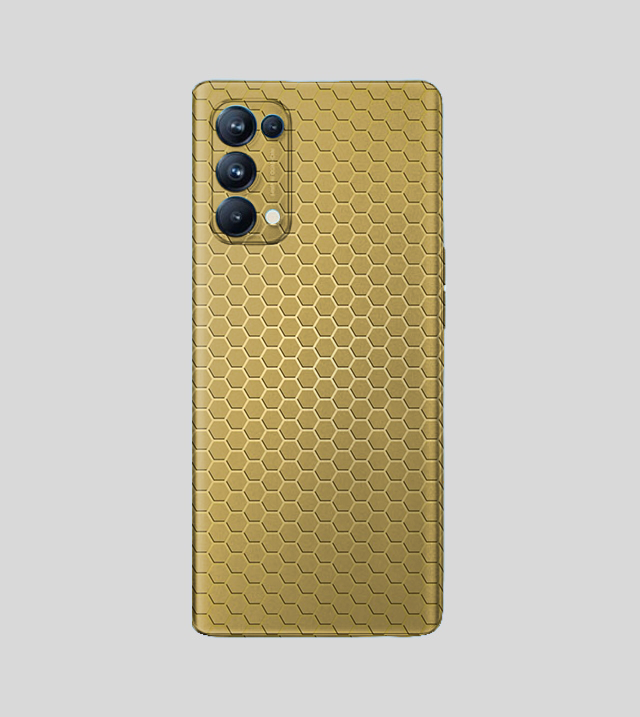 OPPO Find X5 | Golden Desire | Honeycomb Texture