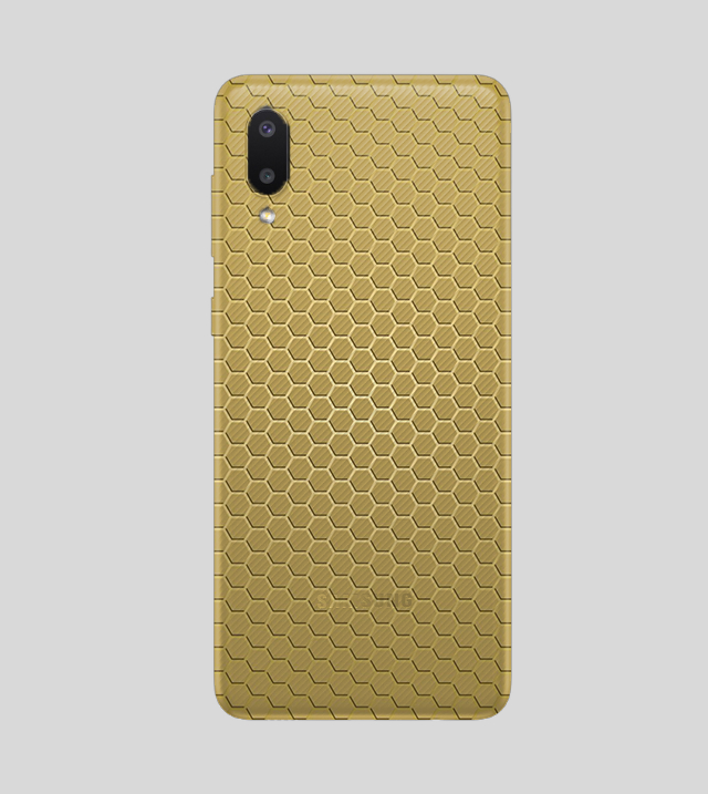 Samsung Galaxy A02 | Golden Desire | Honeycomb Texture