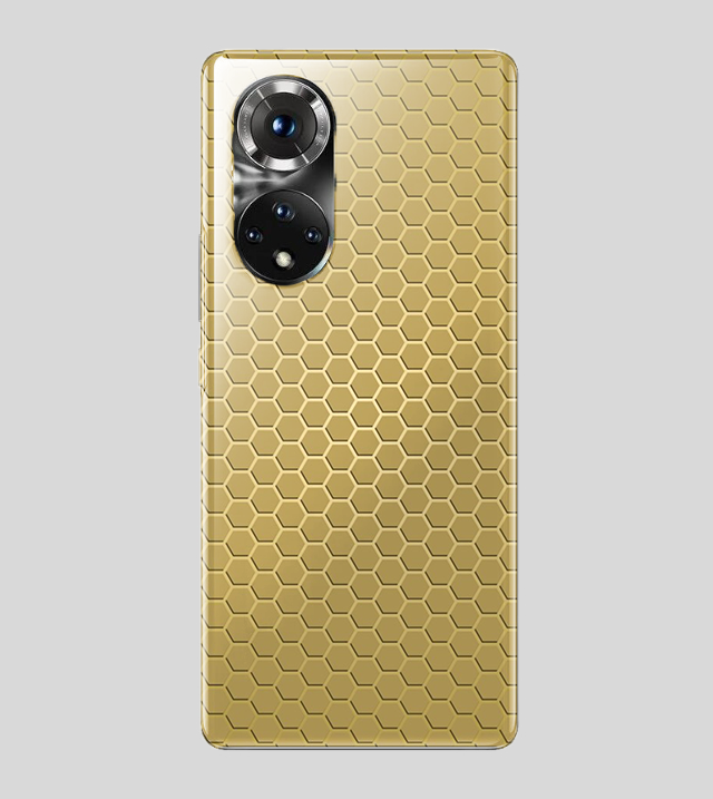 Honor 50 Pro | Golden Desire | Honeycomb Texture