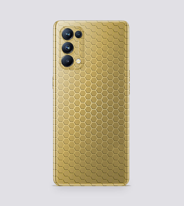 OPPO Reno 5 Pro | Golden Desire | Honeycomb Texture