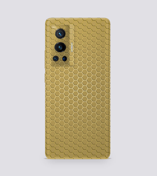 Vivo X70 Pro | Golden Desire | Honeycomb Texture