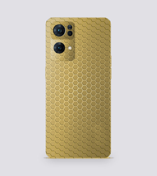 OPPO Reno 7 Pro | Golden Desire | Honeycomb Texture