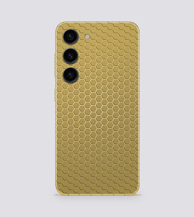 Samsung Galaxy S23 Plus | Golden Desire | Honeycomb Texture