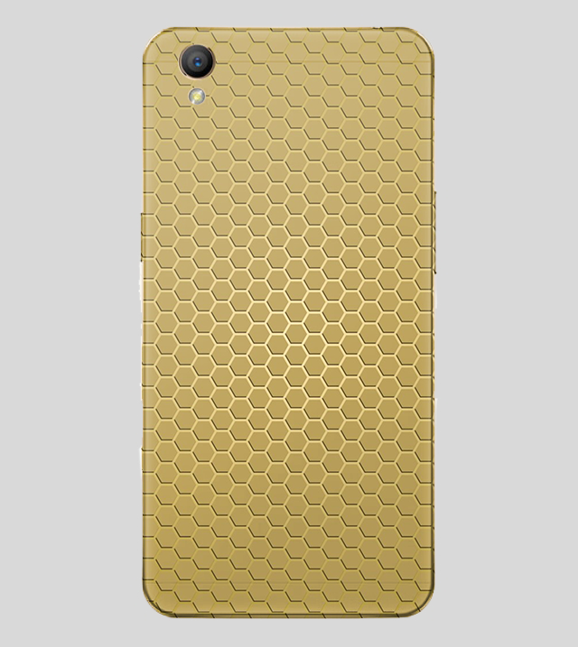 OPPO A37 | Golden Desire | Honeycomb Texture