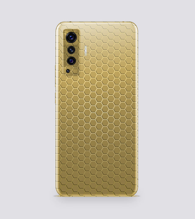 Vivo X50 | Golden Desire | Honeycomb Texture