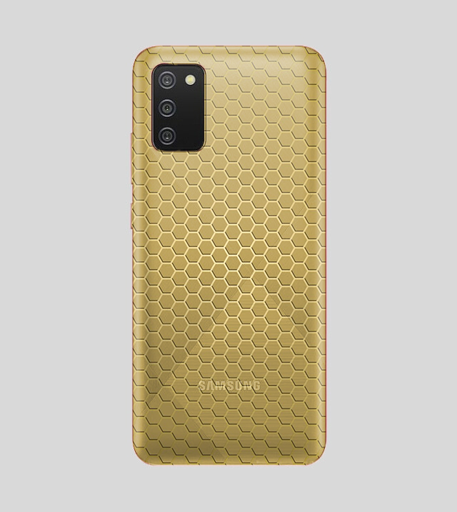 Samsung Galaxy A02s | Golden Desire | Honeycomb Texture