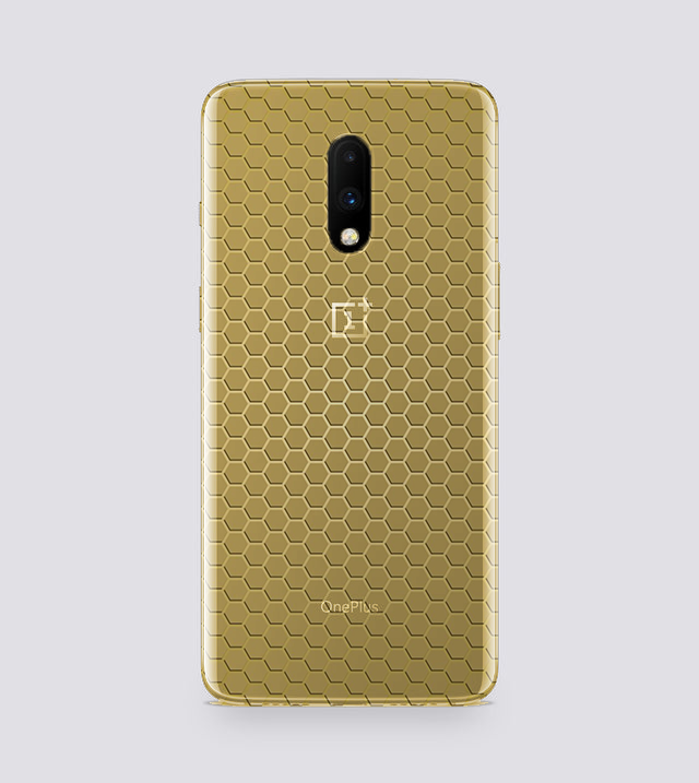 OnePlus 7 | Golden Desire | Honeycomb Texture