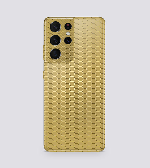 Samsung Galaxy S21 Ultra | Golden Desire | Honeycomb Texture