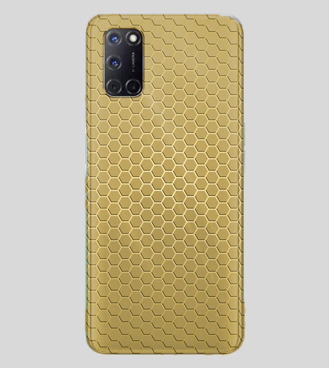 Oppo A52 | Golden Desire | Honeycomb Texture