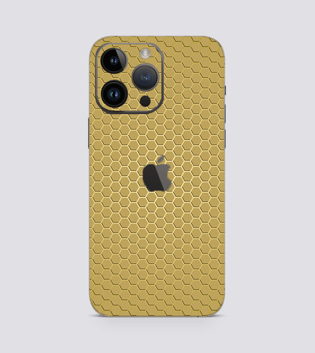 iPhone 14 Pro | Golden Desire | Honeycomb Texture