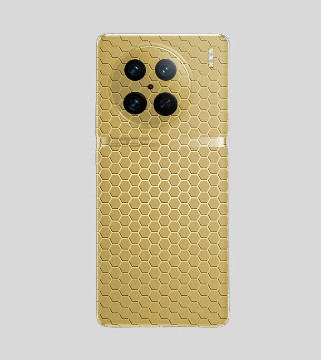 Vivo X90 Pro | Golden Desire | Honeycomb Texture