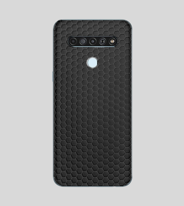 LG Q61 | Dark Desire | Honeycomb Texture