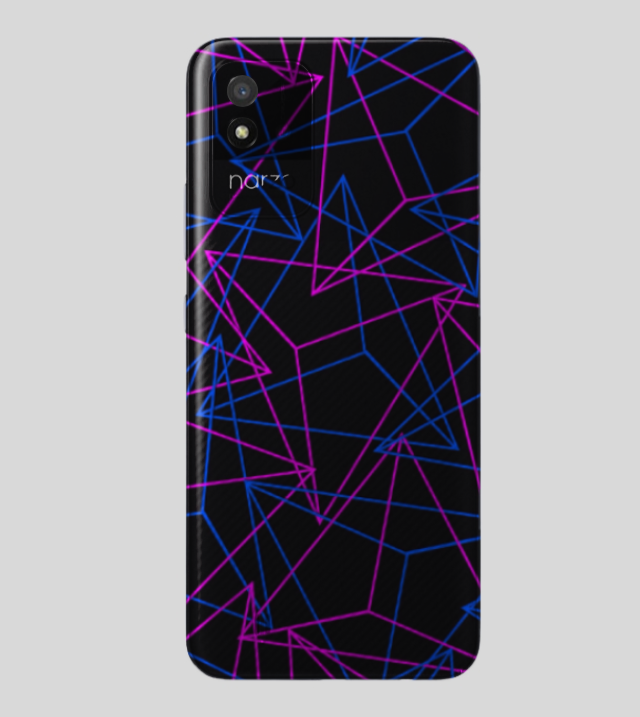 Realme Narzo 50i | Neon Nexus | 3D Texture