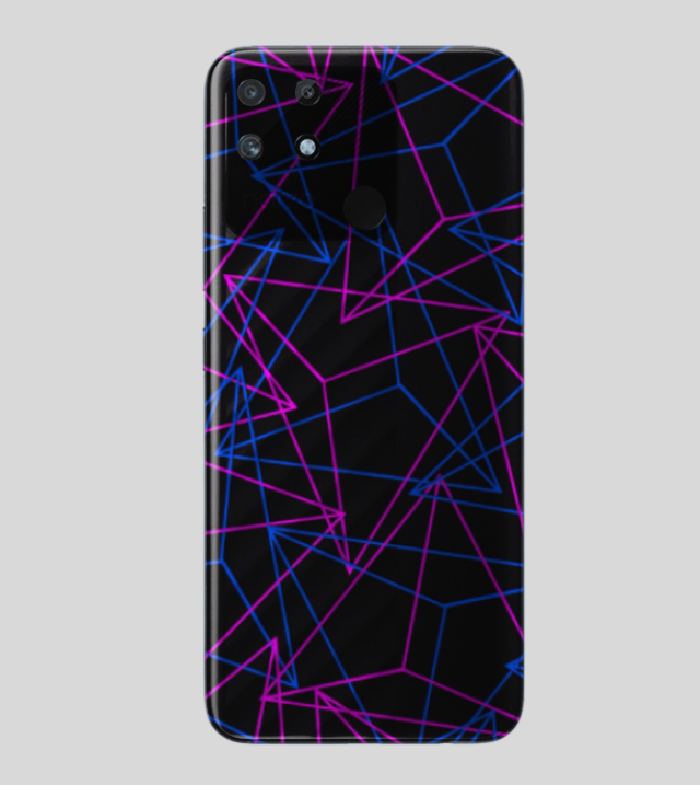 Realme Narzo 50A | Neon Nexus | 3D Texture
