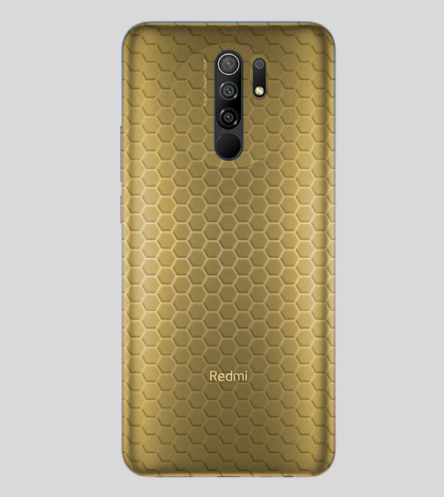 Redmi 9 | Golden Desire | Honeycomb Texture