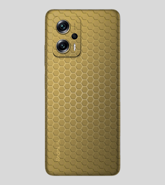 Redmi K50i | Golden Desire | Honeycomb Texture