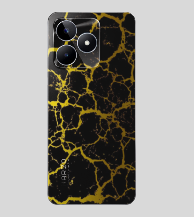 Realme Narzo N53 | Golden Delta | 3D Texture