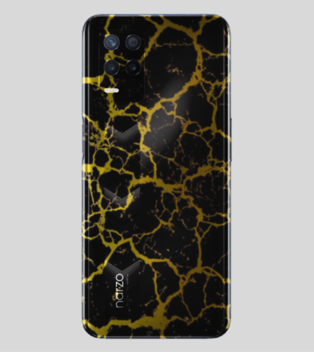 Realme Narzo 30 | Golden Delta | 3D Texture