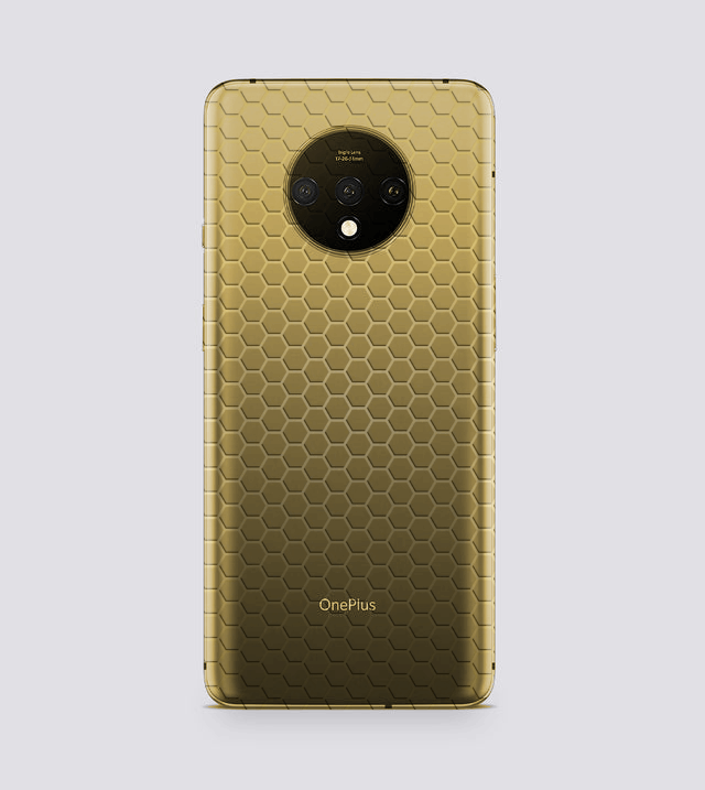 OnePlus 7T | Golden Desire | Honeycomb Texture