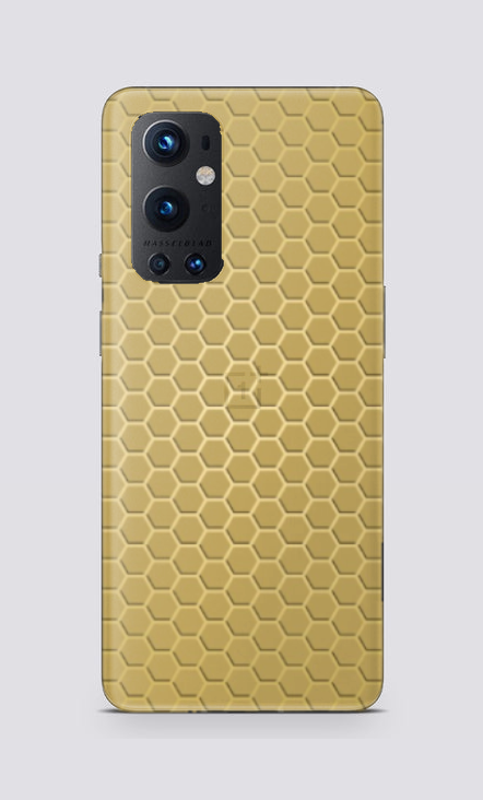 OnePlus 9 Pro | Golden Desire | Honeycomb Texture