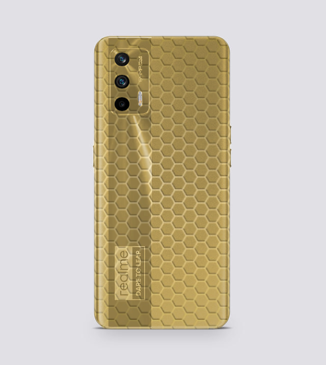 Realme X7 Max | Golden Desire | Honeycomb Texture