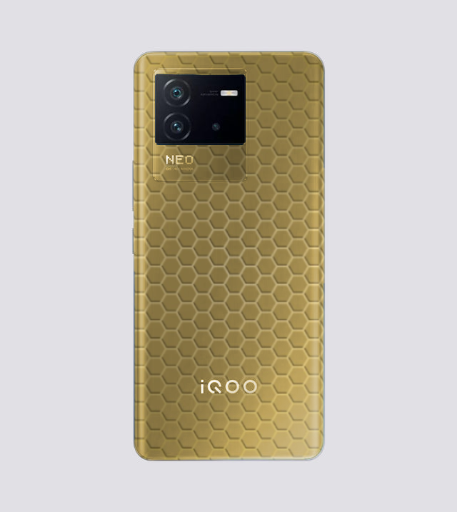 iQOO Neo 6 | Golden Desire | Honeycomb Texture