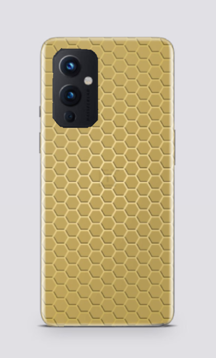 OnePlus 9 | Golden Desire | Honeycomb Texture